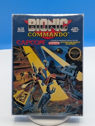 Bionic Commando (Nintendo NES, 1988) Complete CIB Tested Authentic