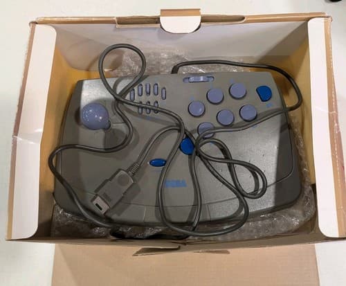 Sega Saturn VIRTUA STICK Fighting Controller HSS-0104 Boxed Tested — photo 4