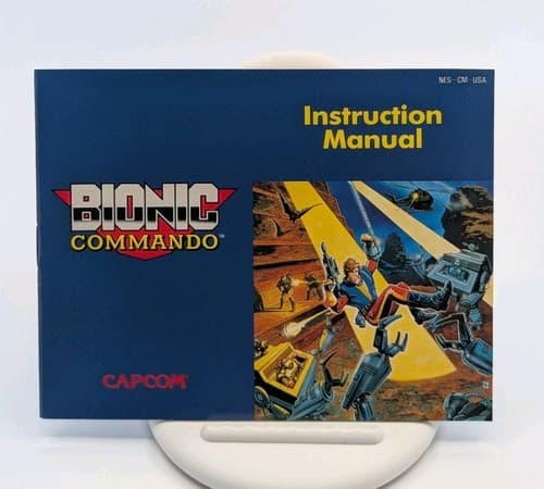 Bionic Commando (Nintendo NES, 1988) Complete CIB Tested Authentic — photo 5