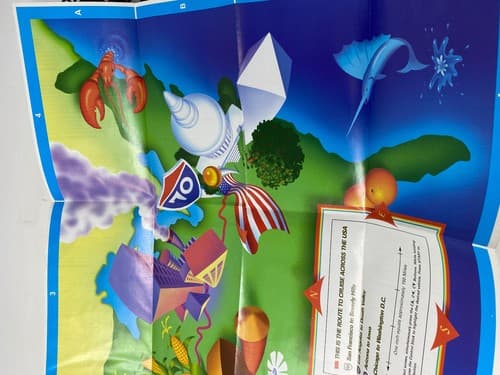 NO GAME - Cruis'n USA N64 Instruction Manual Booklet/Poster Only Nintendo 64 — photo 7