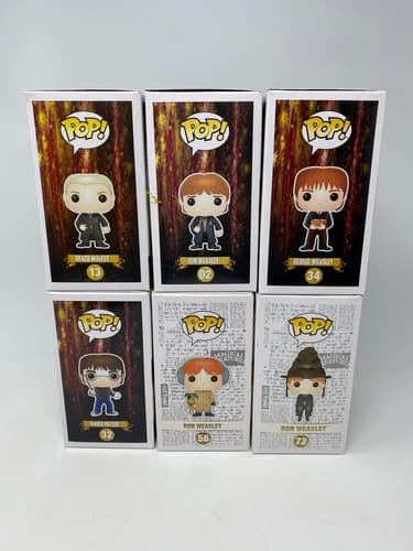 Funko Pop! Harry Potter Vinyl Figures Lot of 6 - Harry Potter Ron Weasley — photo 7