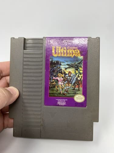 Ultima: Exodus (Nintendo NES) Authentic Cart Only Tested Working — photo 2