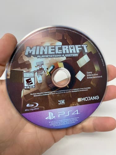 Minecraft: Playstation 4 Edition (Sony PlayStation 4 PS4, 2014) Disc Only