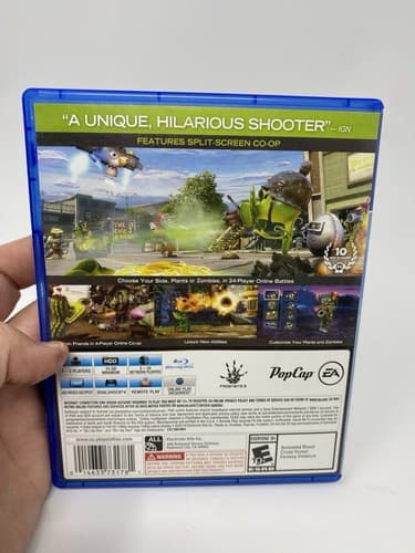 Plants vs. Zombies: Garden Warfare (Sony PlayStation 4, 2014) Tested & Works! — photo 2