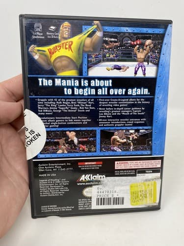 Legends of Wrestling Video Game PS2 PlayStation 2 Hulk Hogan / CIB W. Manual — photo 2