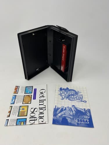 Double Dragon Sega Master System CIB Complete w/ Manual & Insert Very Nice — photo 9