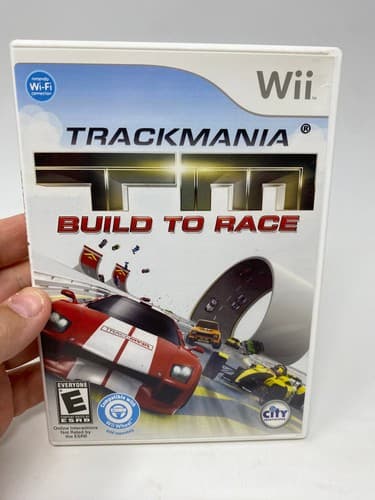 TrackMania Build to Race Nintendo Wii 2011 No Manual Racing Game