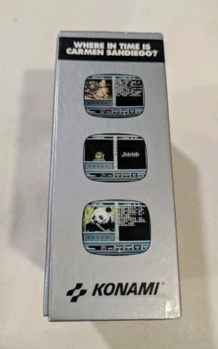 Where in Time is Carmen Sandiego Nintendo NES Box Manual Tested, No Encyclopedia — photo 2