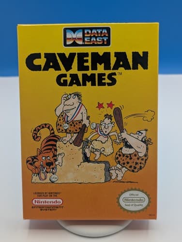 Caveman Games NES Nintendo Entertainment System 1990 CIB Complete, Tested — photo 2