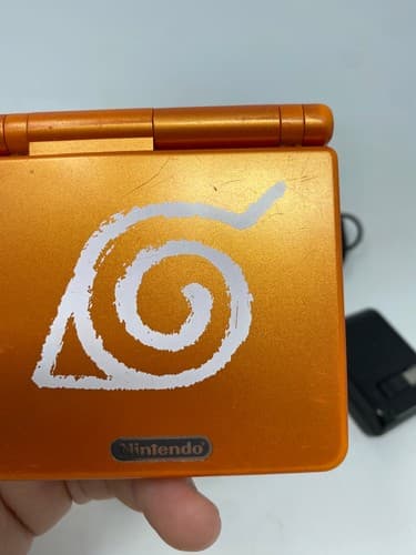 Nintendo GameBoy Advance SP NARUTO Limited Edition Tested GBA AGS-001 — photo 3