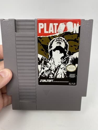 NES Platoon (NES - 1988) Cartridge & Manual - Collectors Condition — photo 2