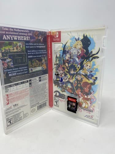 Disgaea 5 Complete Nintendo Switch CIB Tested Working Strategy JRPG NIS America — photo 7