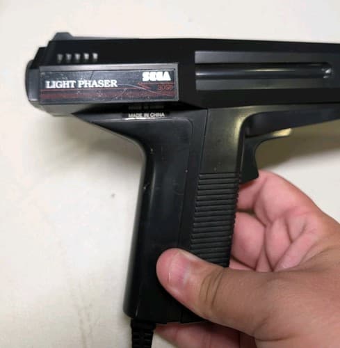 Vintage Original Sega Master System Light Phaser Gun Controller Zapper Tested — photo 2