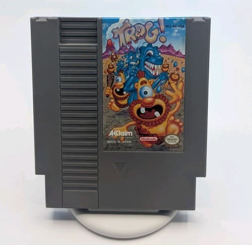 Trog Nintendo NES Complete CIB W/ Poster, Oval Seal, Tested — photo 8