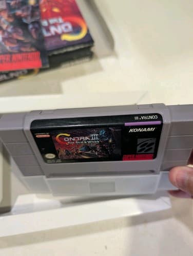 Contra 3 : Alien Wars (Super Nintendo, SNES, Konami) Cib Complete - Tested Look — photo 9