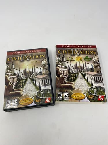 Sid Meier's Civilization IV PC CD-ROM Complete CIB Tested Working — photo 7