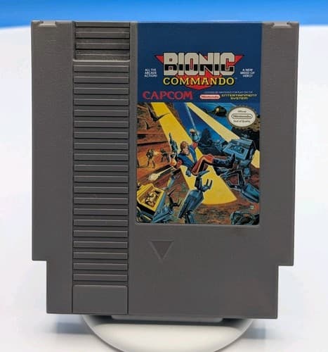 Bionic Commando (Nintendo NES, 1988) Complete CIB Tested Authentic — photo 8