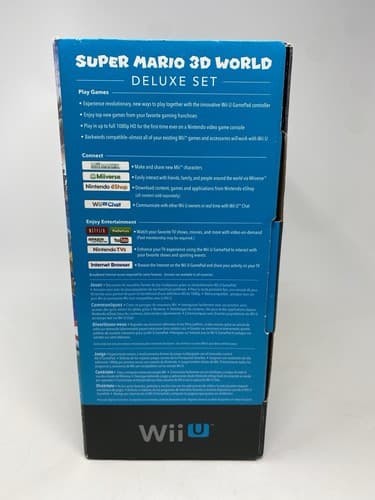 Nintendo Wii U Black Super Mario 3D World Deluxe Set Console/W Controllers — photo 3