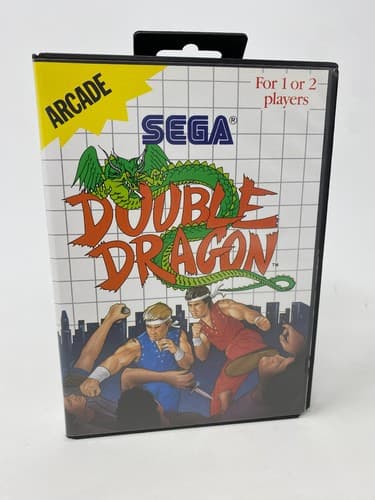 Double Dragon Sega Master System CIB Complete w/ Manual & Insert Very Nice