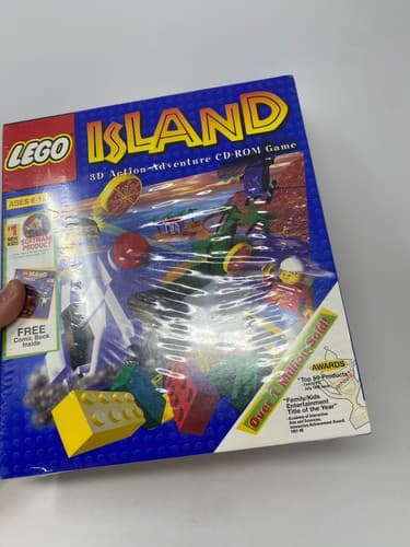 LEGO Island 3D Action Adventure CD-ROM Game NOS INFOMANICA MINI -FIGURE HTF — photo 3
