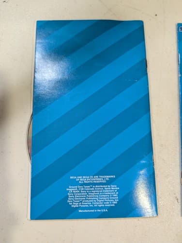 Lot Of 3 Sega CD Disc And Manuals, Tested - Ground Zero, Surgical, Racing — photo 3