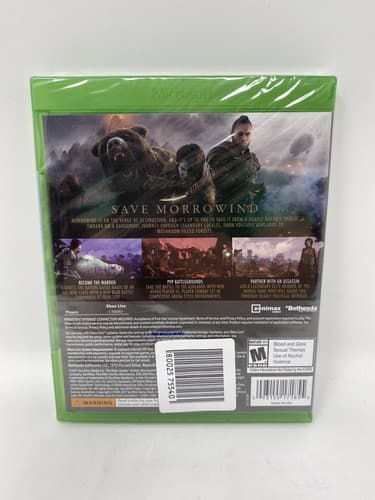 Elder Scrolls Online -- Morrowind (Microsoft Xbox One, 2017) Brand New/Sealed — photo 2