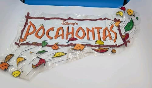 Pocahontas Disney 1995 Movie Logo See-Through Display