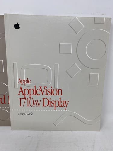 Vintage AppleVision 1710AV Display User Guide