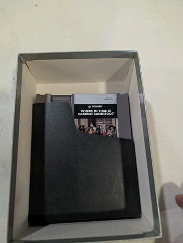 Where in Time is Carmen Sandiego Nintendo NES Box Manual Tested, No Encyclopedia — photo 6