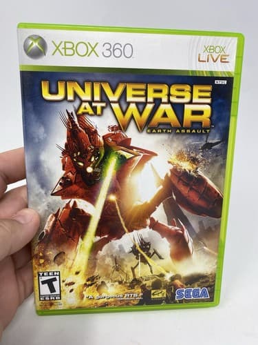 Universe at War Earth Assault Xbox 360 - Complete In Box With Manual / Tested