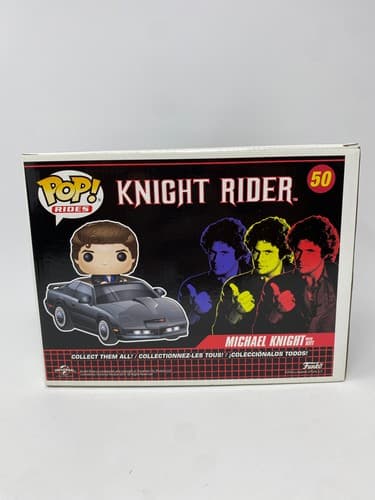 New-Funko-Pop Rides Michael Knight With Kitt ,Knight Rider 50 -Vinyl Figure. — photo 5