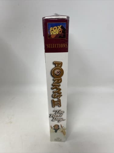 Porkys II The Next Day VHS SEALED Watermarks CBS Fox Cult Classic R — photo 4