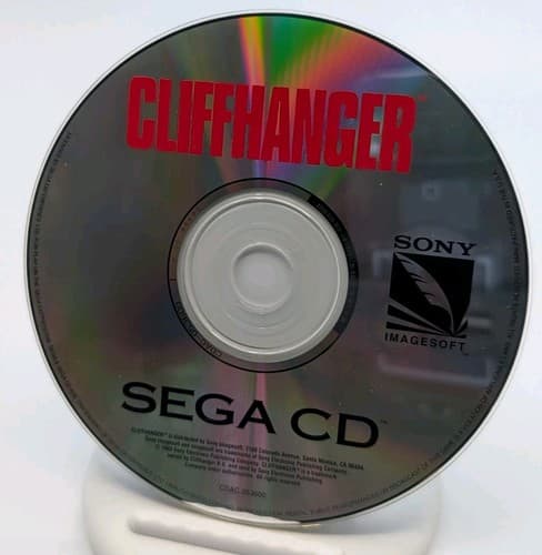 Sony Imagesoft Cliffhanger Sega CD Disc & Manual - Tested - Action Adventure — photo 4