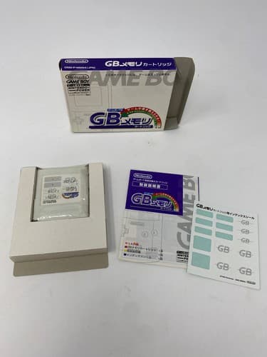 GB MEMORY CARTRIDGE Nintendo Power Japan Game Boy With Box & Manual CIB — photo 7