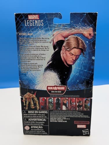 HYDRO-MAN Marvel Legends MISB Spider-Man Molten Man BAF Far From Home Figure — photo 2