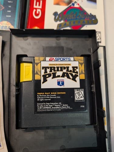 Lot of 5 Sega Genesis Baseball Games CIB - Triple Play, MLBPA, World Series — photo 5