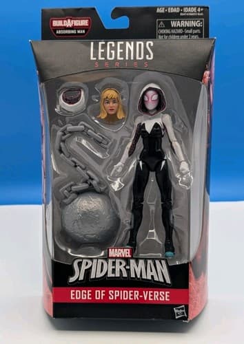 Marvel Legends Edge Of The Spider-Verse Spider-Gwen Absorbing Man BAF Hasbro