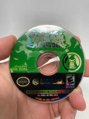 Donkey Kong Jungle Beat (Nintendo Gamecube, 2005) Loose Game Disc Only Tested