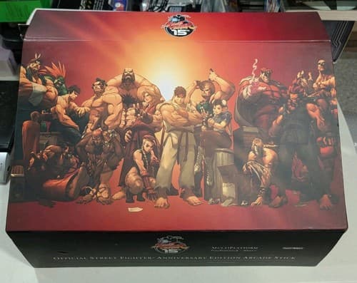 Street Fighter 15th Anniversary Edition Arcade Stick For PS2 & XBOX - Brand New