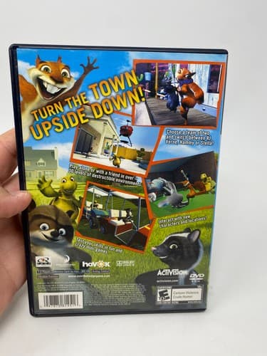 TESTED PlayStation 2 PS2 Game OVER THE HEDGE with Manual Complete Black Label — photo 5