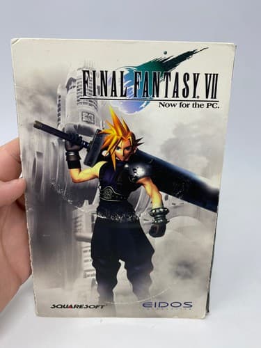 Final Fantasy VII 7 PC CD-ROM Game Squaresoft Eidos Interactive Complete CIB