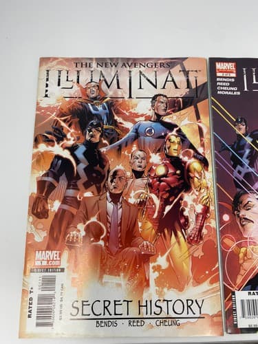 Marvel Comics New Avengers: Illuminati #1 2 3 4 5 NM Complete 1-5 Series 2007 — photo 2