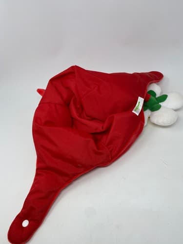 Nintendo Pikmin Red Pikmin Plush Costume Hat White Flower Cosplay Cap — photo 6