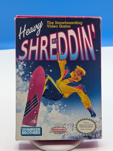 Heavy Shreddin' NES Nintendo Game, Box And Inserts, Tested - No Manual