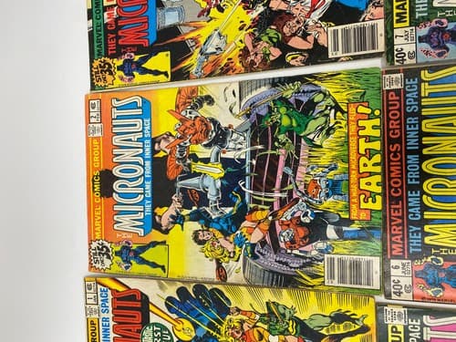 The Micronauts Bronze Age Marvel Comics Comic Book Set 1-8 10,11 — photo 3