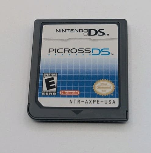 Picross (Nintendo DS, 2007) COMPLETE Manual Case Tested — photo 6