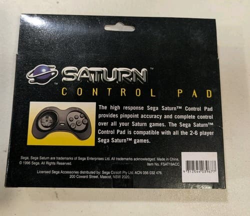 Sega Saturn Control Pad Controller Ozisoft Australia Exclusive Brand New Sealed — photo 4