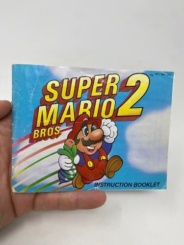 Nintendo Super Mario Bros. 2 Original Instruction Manual Booklet English NES