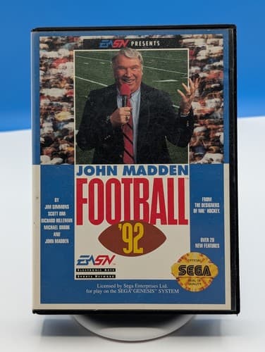 John Madden Pack (92, 93, 94) Sega Genesis Games, Tested Complete — photo 2