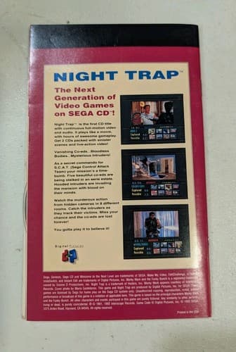 Marky Mark and the Funky Bunch: Make My Video (Sega CD) Disc & Manual — photo 2